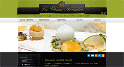 Desktop Screenshot of la-claire-fontaine.fr
